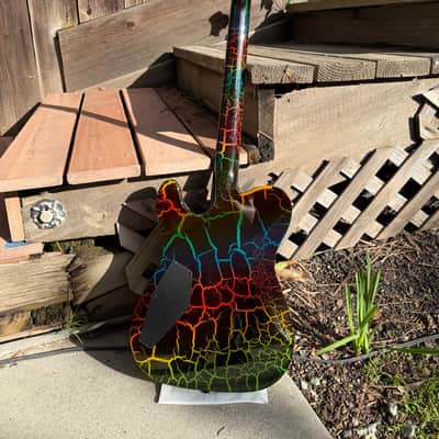 ESP LTD Eclipse '87 NT 2021 - Present - Rainbow Crackle image 2