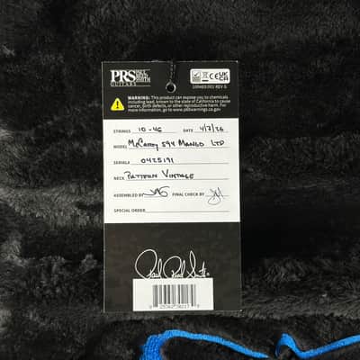 PRS McCarty 594 Mango Limited Solarflare w/case 0425191 image 14