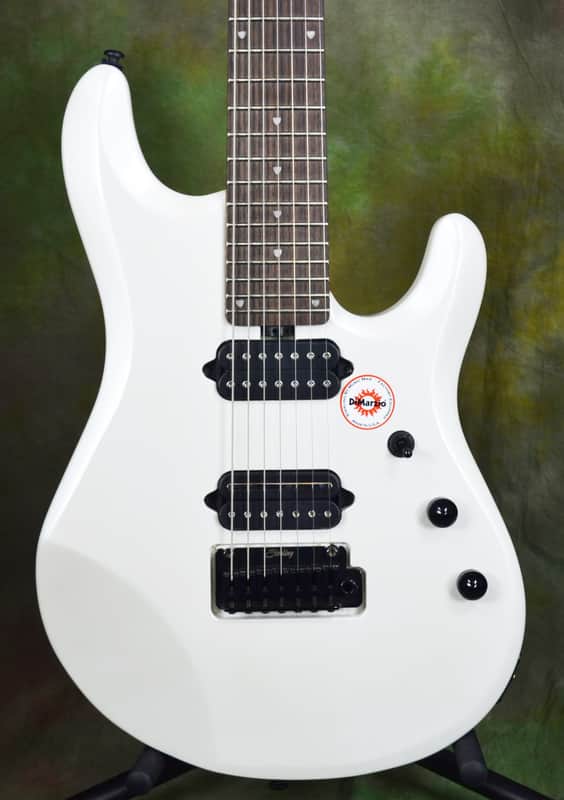 Sterling by Music Man JP70D John Petrucci 7 String Pearl White
