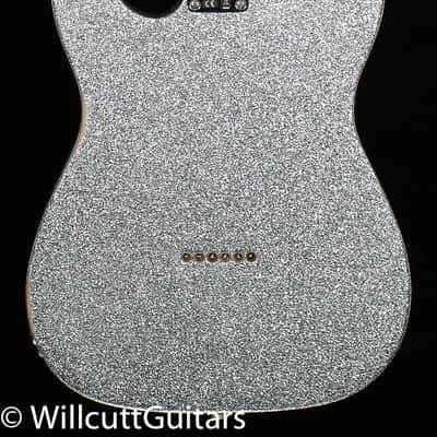 Fender Brad Paisley Road Worn Telecaster, Maple Fingerboard, Silver Sparkle (193) image 4