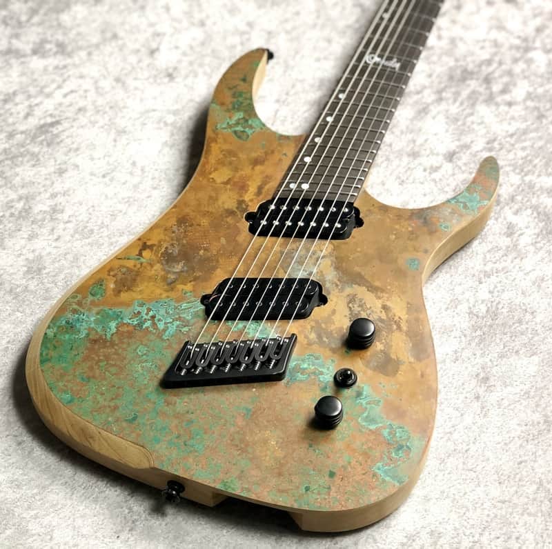 Ormsby Guitars Custom Shop HYPEMACHINE COPPER 7 -Exhibition Model at NAMM2020!!!   Real copper top!! image 1
