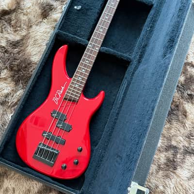 1990s B.C. Rich Innovator PJ Bass - Red image 1