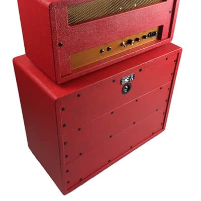 G&A Head Boutique RED JTM 45 + 1x12 RED Big Size V30 guitar Cabinet RED image 8