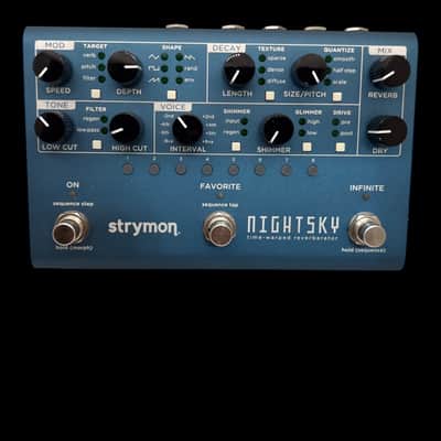 Strymon NightSky Time-Warped Reverberator 2020 - Present - Blue X7581 image 1