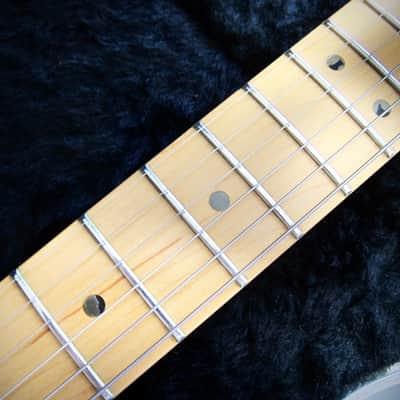 Fender American Lone Star Stratocaster HSS CAR Pearloid Guard HSS Seymour Duncan Pearly Gates Texas Specials OHSC Circa-1999-Candy Apple Red image 24