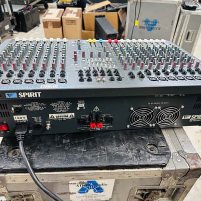 Soundcraft Spirit Powerstation 1200 12 CH Mixer w/Effects & Padded Case WORKING image 8