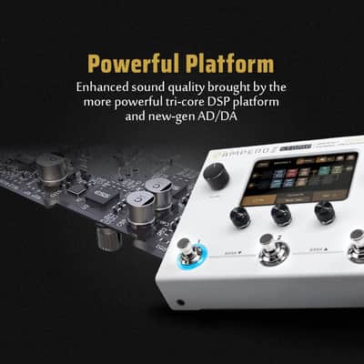 HOTONE Guitar Multi Effects Processor Multi Effects Pedal Touch Screen Guitar Bass Amp Modeling IR Cabinets Simulation Guitar Effects Pedal Multi FX Processor Ampero II Stomp image 3