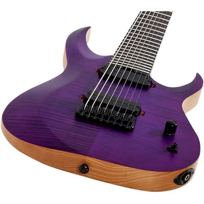 Schecter Guitar Research John Browne Tao-8 Electric Guitar Regular Satin Trans Purple image 8
