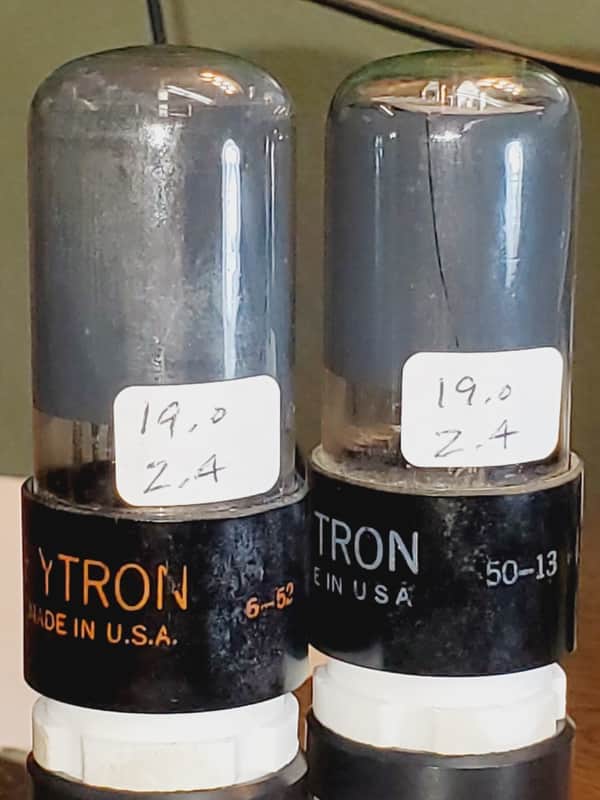 6V6GT RCA "HYTRON" Matched Pair MaxiMatcher2 tested (2)tube lot image 1