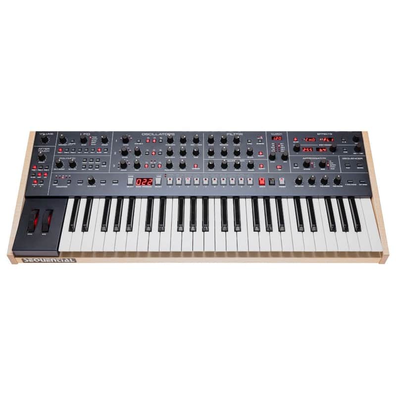 Sequential Trigon 6 3-VCO Enhanced Ladder Filter Analog Poly Synth image 1