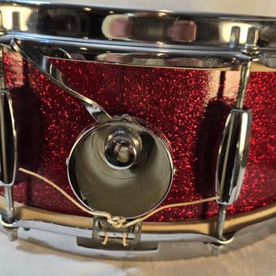 Crown Snare Drum MIJ 60s-70s - Red Sparkle image 3