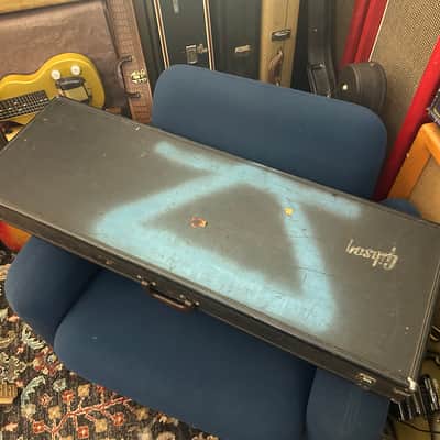Vintage Gibson Les Paul Sg Rectangle Case Late 60’s Early 70’s Yellow Interior image 1