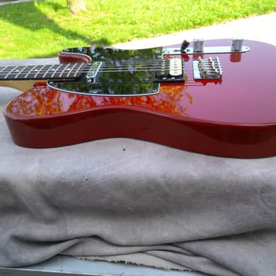 FENDER 2015 AMERICAN STANDARD PRO TELECASTER CRIMSON RED TRANSPARENT CLEAN near MINT! SALE LOOK!$ image 6