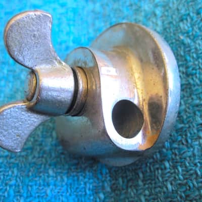 Hardware Stand Tilter, Nickel Plated - Vintage image 1