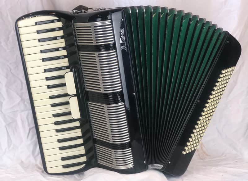 8168 - Black La Tosca Mod.B7578 Piano Accordion LMM 41 120 image 1