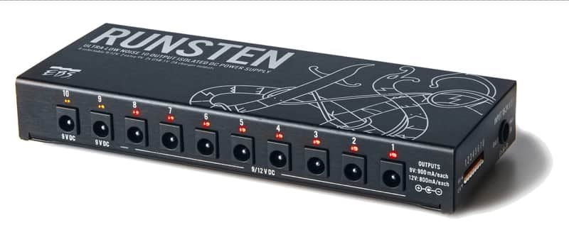 EBS RUNSTEN Professional Multi DC Pedlboard Pedal Effects Power Supply image 1