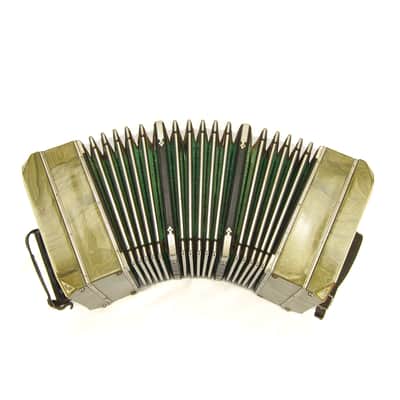 Patek 104 Key Triple Reed Bandoneon Chemnitzer Concertina, Key of C, Original Case, Overhauled image 1