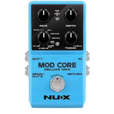 NuX Mod Core Deluxe MkII Stereo Guitar Modulation Multi-Effects Pedal image 1