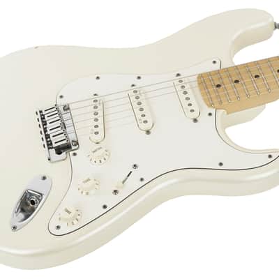 2013 Fender American Deluxe Stratocaster Olympic Pearl image 6