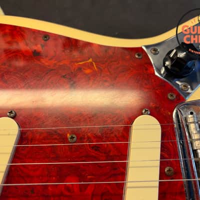 1994 Fender Japan MG69 ’69 Mustang Vintage White | MIJ | Tweed Case image 12