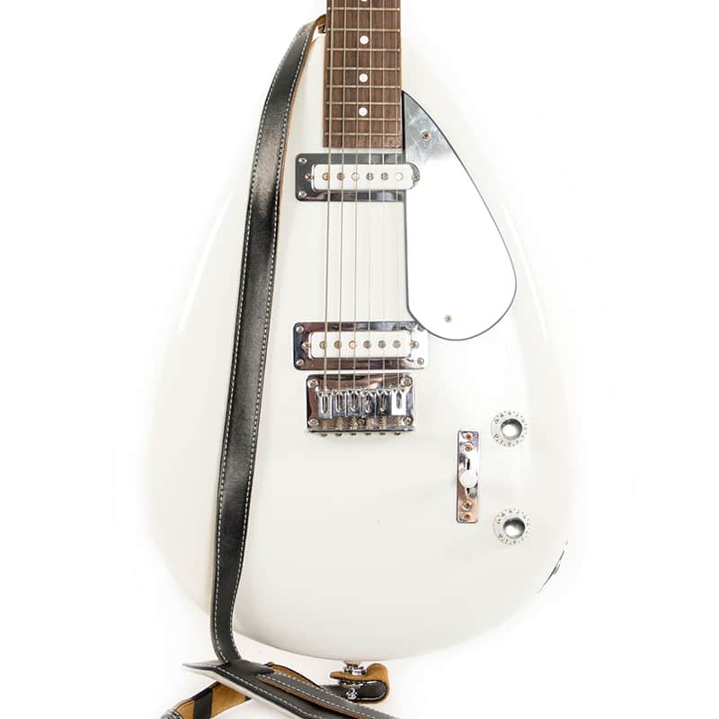 Phantom Guitar Works Brian Jones Teardrop Solid Body White 2000s owned by Mike Wanchic image 1