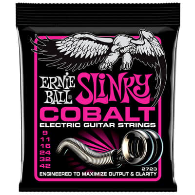Ernie Ball Super Slinky Cobalt 2723 .009-042 image 1