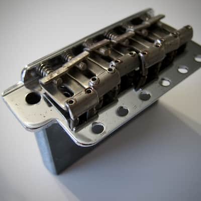 Fender Stratocaster Bridge Vintage Reissue Circa 1990s Chrome image 3