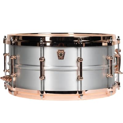Ludwig LM405DTC Acrophonic 6.5x14" 10-Lug Snare Drum with Copper Hardware