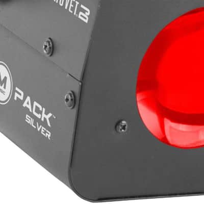 Chauvet Dj JAM Pack Silver With Moonflower, Three-Color Wash Effect Light, And A UV Strobe Combo Light image 3