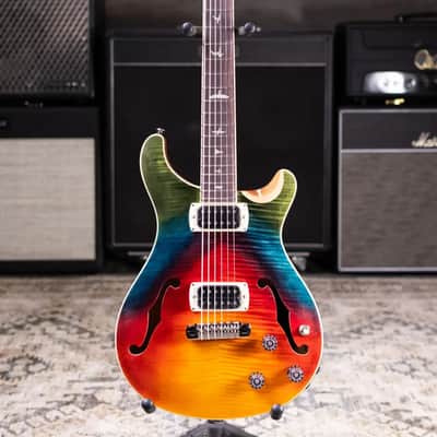 PRS SE Ed Sheeran Hollowbody I Baritone Piezo Electric Guitar - Prism with Gig Bag image 4