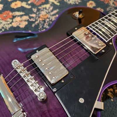 Epiphone Les Paul Custom Widow - Purple Burst image 3