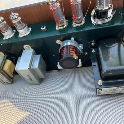 JUDYBOX 18-watt amp "DS Special" -First JUDYBOX amp made by Al Nelson 2003, Green & Black tolex image 17