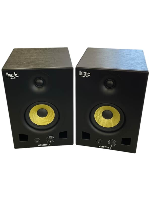 Hercules Monitor 5 Active Studio Monitoring Speakers (PAIR) image 1