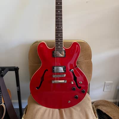 2013 Gibson Memphis ES-335 Dot - Cherry Red w/ OHSC - Pro Headstock Repair, Fresh Setup & Fret Crown image 2