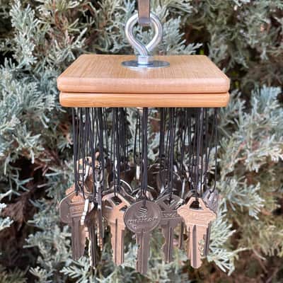 Upcycled Percussion - Key Chimes - Medium - Silver Keys image 6