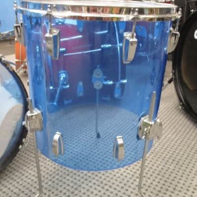 Ludwig Vistalite Double bass drum set 70's image 9