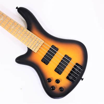 Left-Handed 5 String Electric Bass Bolt-On Maple Neck & Fingerboard KB5L-200F-SB image 7