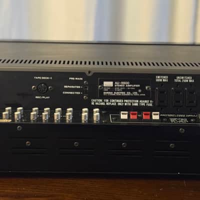 🎶 Sansui AU-5500 Vintage Integrated Amplifier — Serviced, Cleaned, 100V JDM, Plug & Play w/ Step-Down image 12