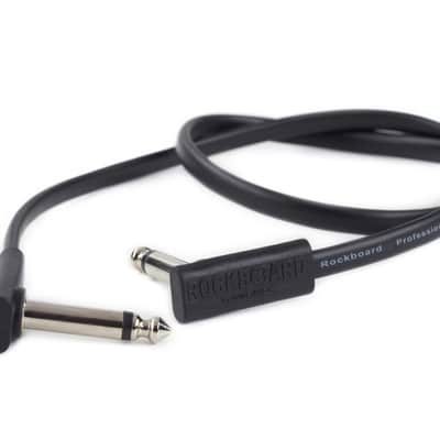 Rockboard Flat Patch Cable 45 cm / 17.72 in, Black image 5