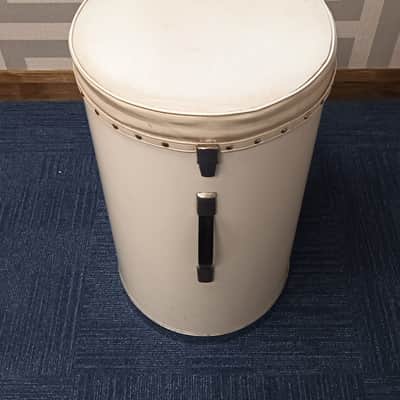 Vintage Slingerland 1970s Cannister Throne in White image 2
