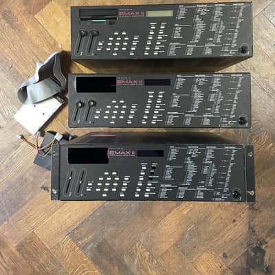 3x E-MU  Emax II Rackmount 16-Voice Sampler - AS-IS