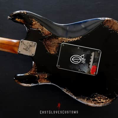 Fender Stratocaster HSS Deluxe Series Sunburst Heavy Aged Relic by East Gloves Customs image 2