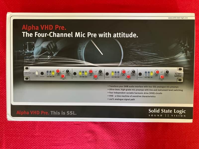 Solid State Logic XLogic Alpha VHD Pre 4-Channel Microphone Preamp