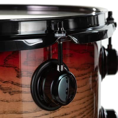 Fame Fortress Studio Shell Set Red Burst - Drum Shell Set image 7