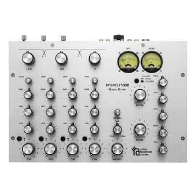 Alpha Recording System MODEL9500B 4-Channel Rotary DJ Mixer (limited silver edition) image 2