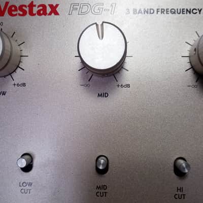 Vestax FDG-1 3 Band Isolator Frequency Dividing Gear x2 units in original factory 19" rack image 4