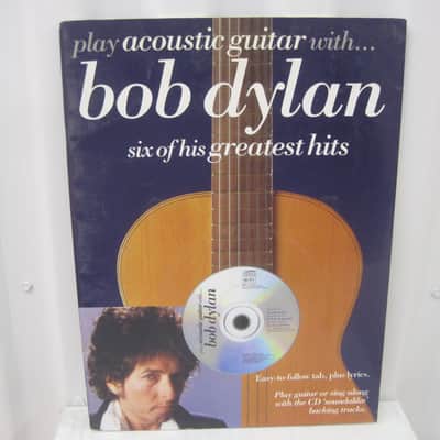 Bob Dylan Six of His Greatest Hits CD Sheet Music Song Book Songbook Guitar Tab Tablature image 1