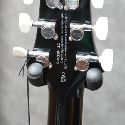 PRS SE Custom 24 Teal Black Quilted Finish - W/Setup & Bag image 7