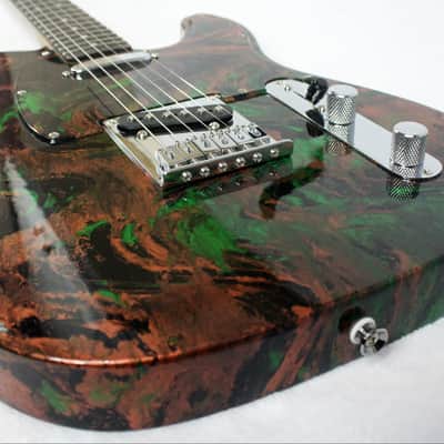 Custom Swirl Painted and Upgraded Fender Squier Telecaster With Matching Pickguard image 20