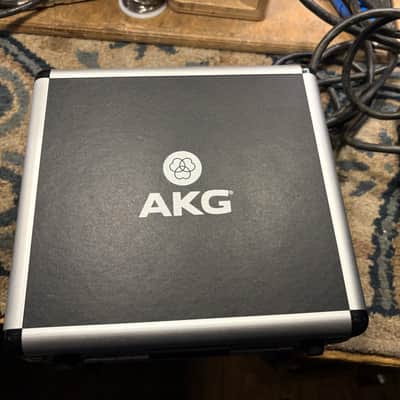 AKG P220 Large Diaphragm Cardioid Condenser Microphone 2010s - Black image 2